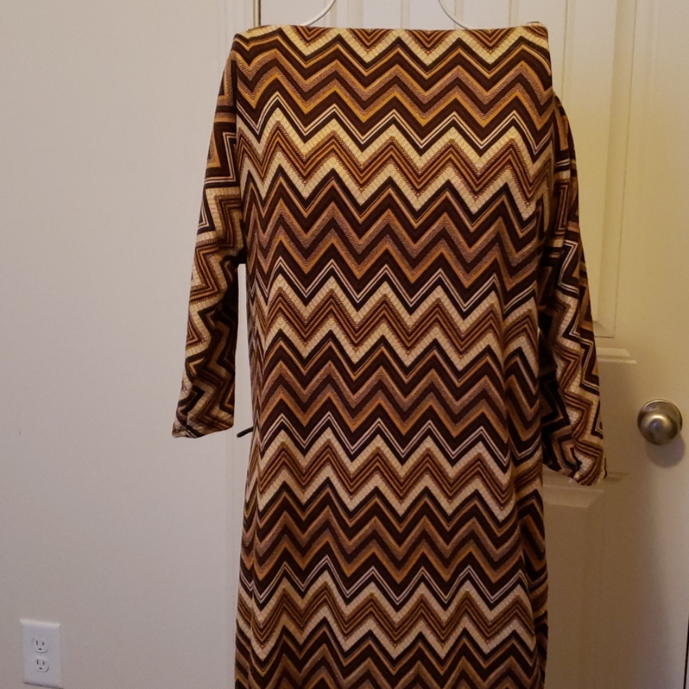True vintage zig zag dress